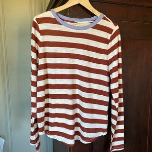 Madewell Striped Long-Sleeved Tee, L